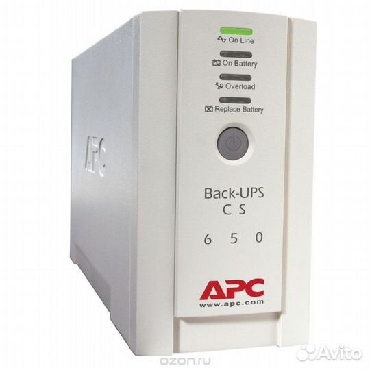 Ибп APC Back-UPS CS bk650ei, 650вa
