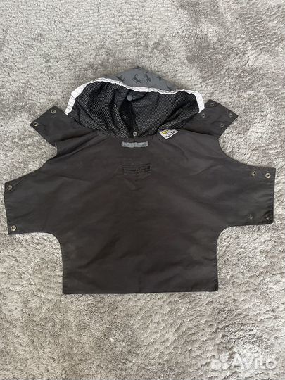 Дождевик для небольшой собаки серый