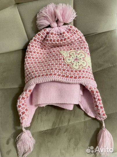 Комплект шапка и шарф(перчатки)