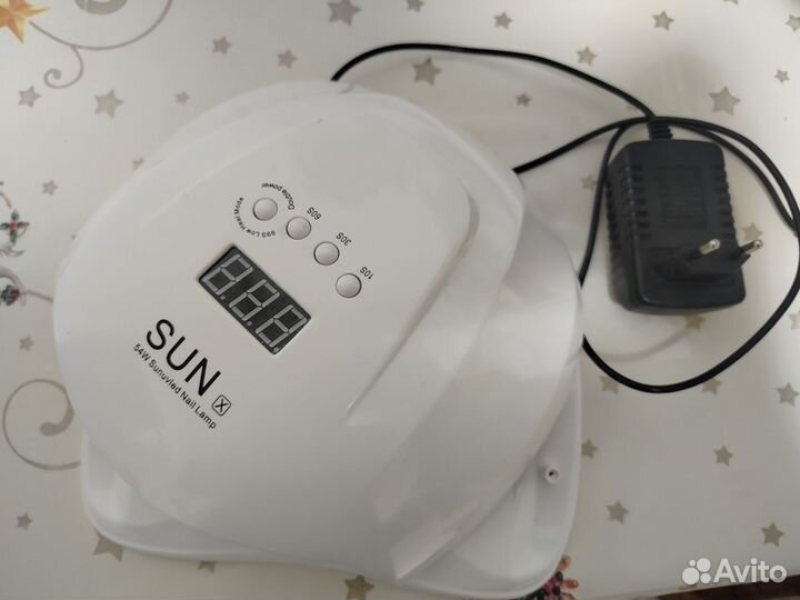 Лампа для маникюра LED/UV со съемным дном (SUN)