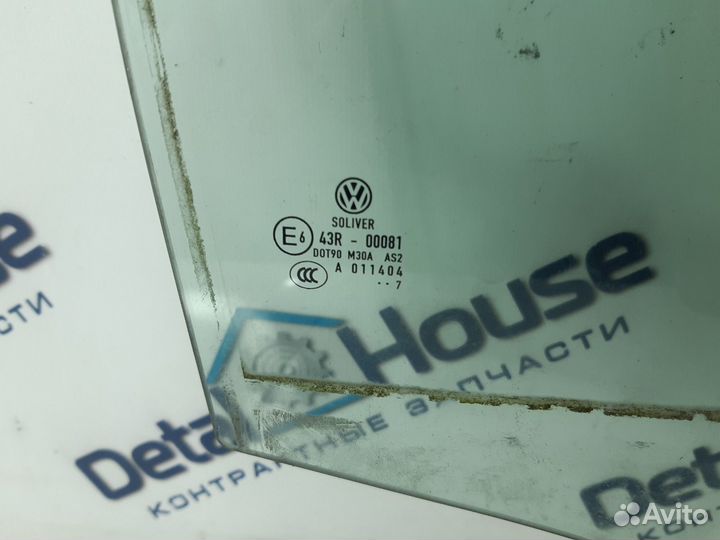 Стекло двери заднее правое Volkswagen Passat B6