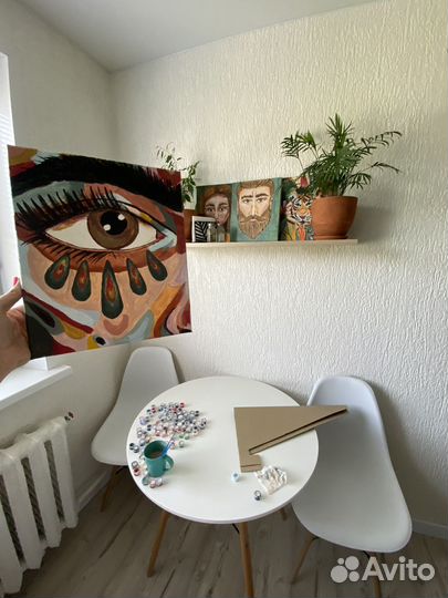 Картина акрилом на холсте