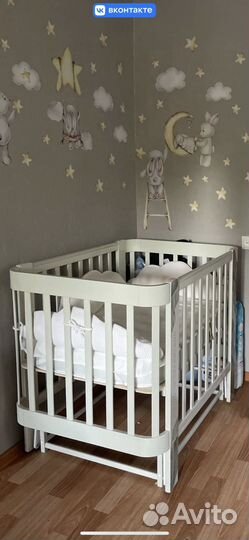 Детская кроватка happy baby