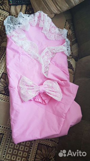 Конверт на выписку для девочки весна лето