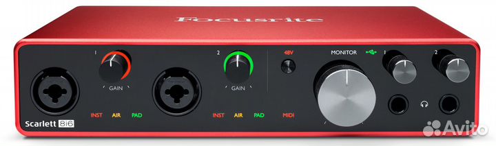 Focusrite Scarlett 8i6 3rd Gen Новая Гарантия