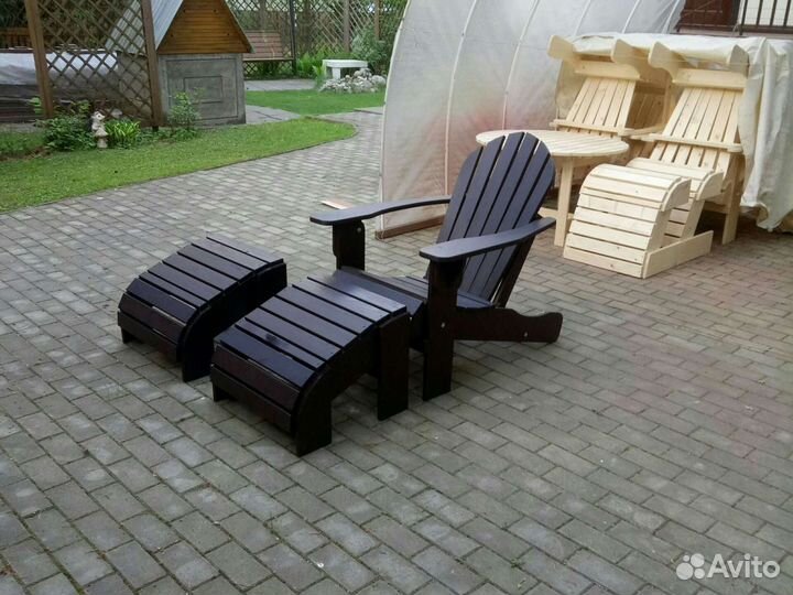 Изготовление мебели садовое кресло шезлонг адиронд