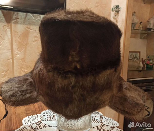 Мужская шапка норковая