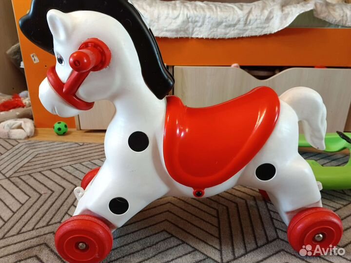 Детская лошадка качалка