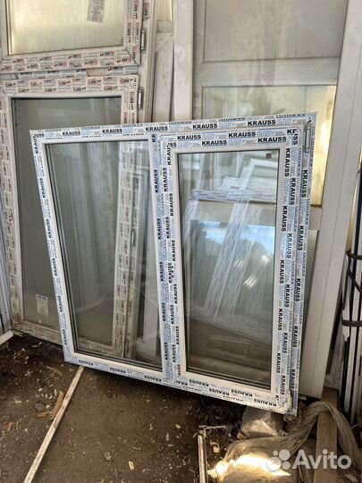 Пластиковые окна 100 ш 120 в Не Б/У