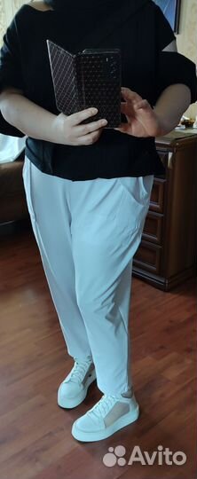 Брюки белые. Штаны. Munna, Турция 48-54