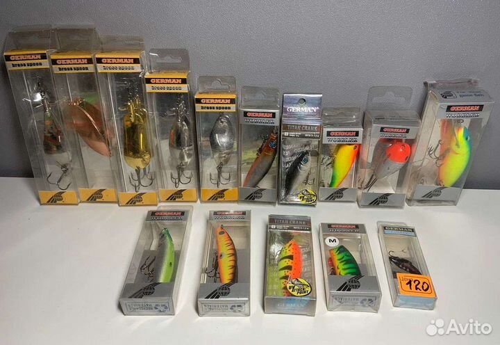Продам воблеры, блесны, поводки
