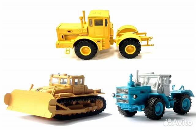 Железная дорога Трактор Т-150, дэт-250, К-700 1/87