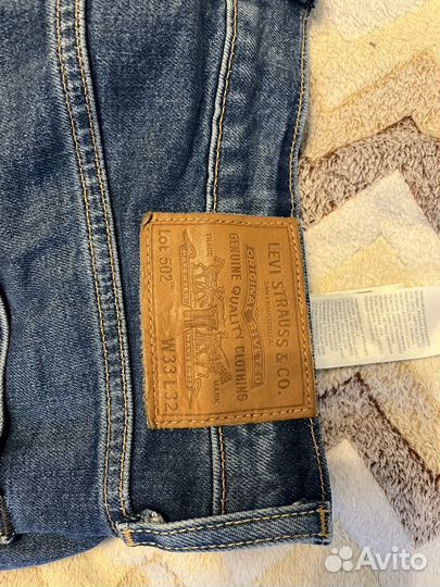 Джинсы levis 502 W33 L32