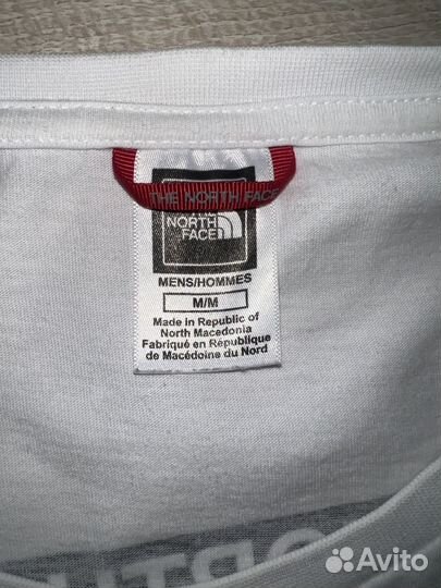 Лонгслив the north face белый