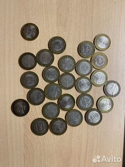 Монеты 10 рублей биметалл