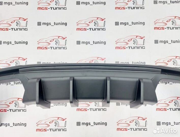 Диффузор 2х2 Competition на Chevrolet Camaro 16-18