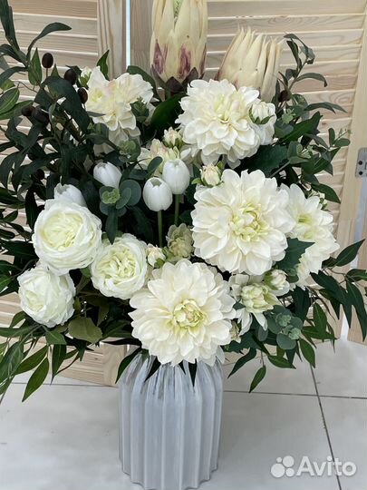 Композиции из сухоцветов на заказ