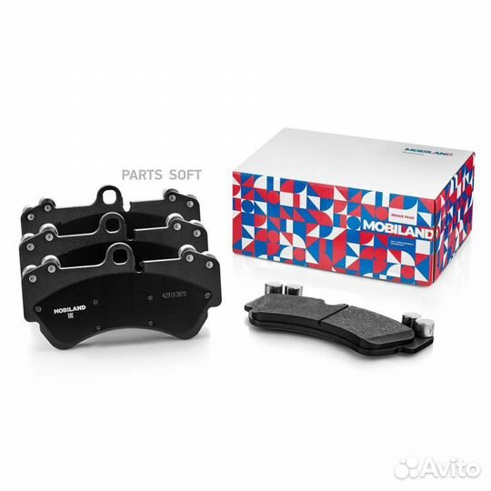 Mobiland 429103870 Колодки тормозные дисковые пере