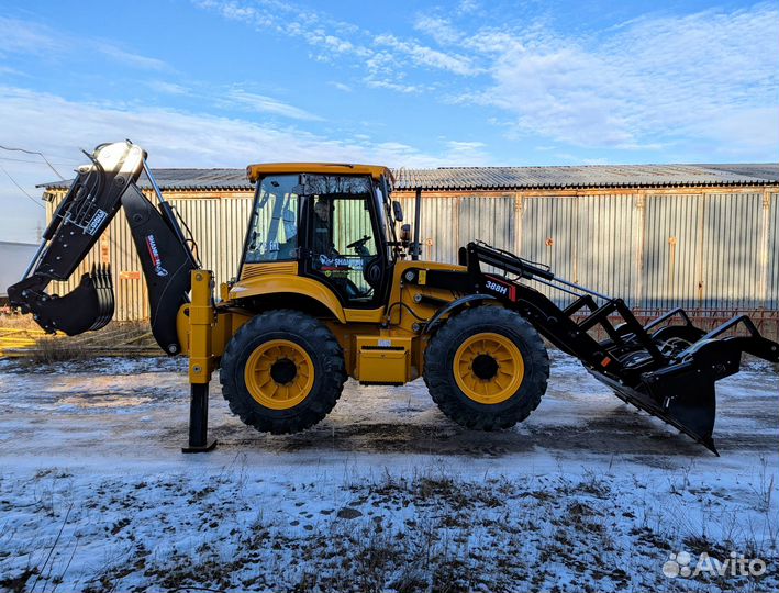 Экскаватор-погрузчик Shanmon 388H, 2025