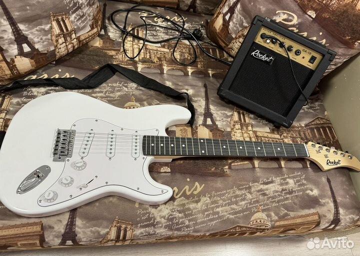 Электро гитара с комбиком