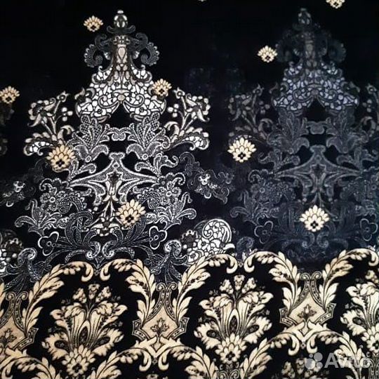 Бархатный купон материал