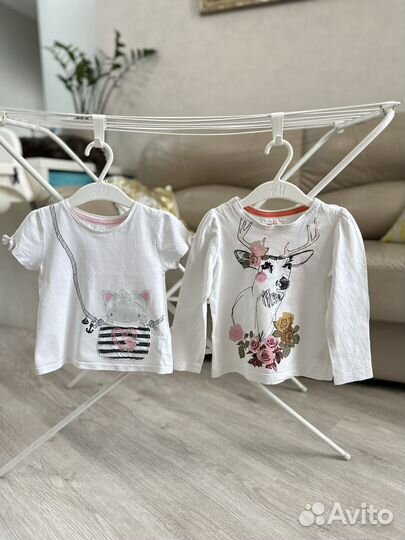 Футболки, кофты 80-86-92