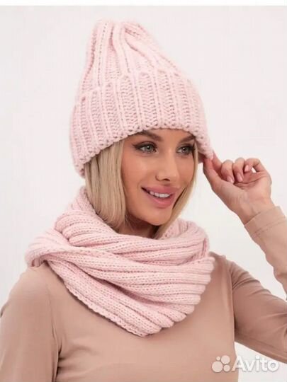 Шапка и снуд, зима, новые