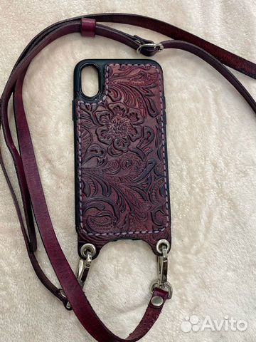 Чехол из натуральной кожи на iPhone X