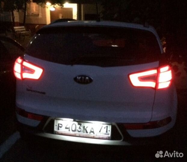 LED подсветка номера KIA Sportage 3 sonata