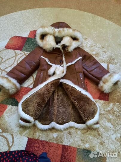 Дубленка для девочки
