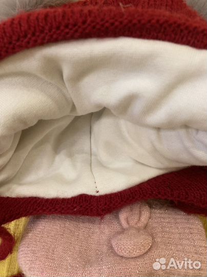 Шапка и варежки для девочки