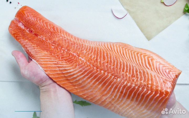 Филе семги охлажденное Мурманск