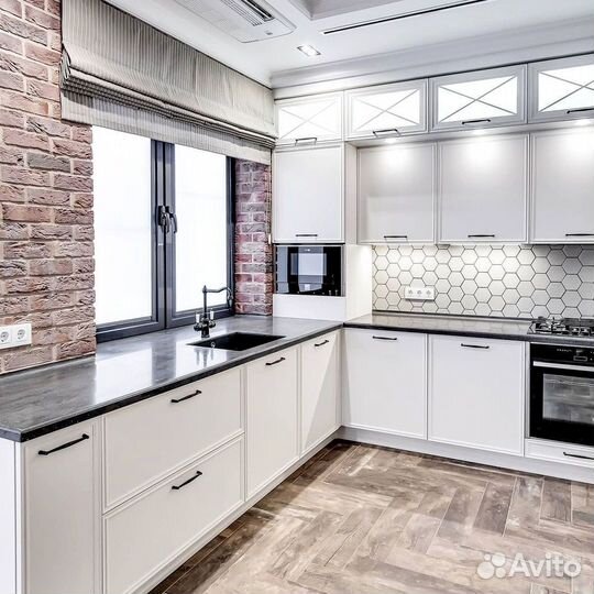 Современная кухня на заказ мдф фасады