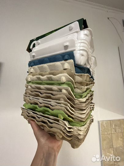 Контейнеры и подложки для яиц