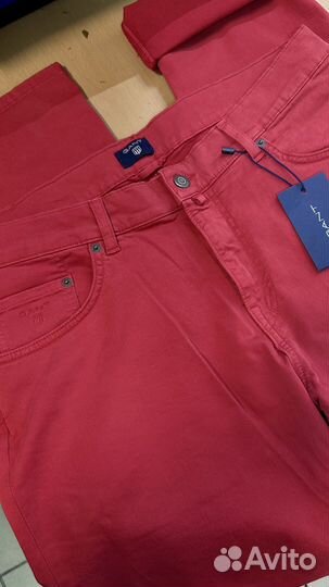 Gant.Red.Slim Straight.новые джинсы. W36L34