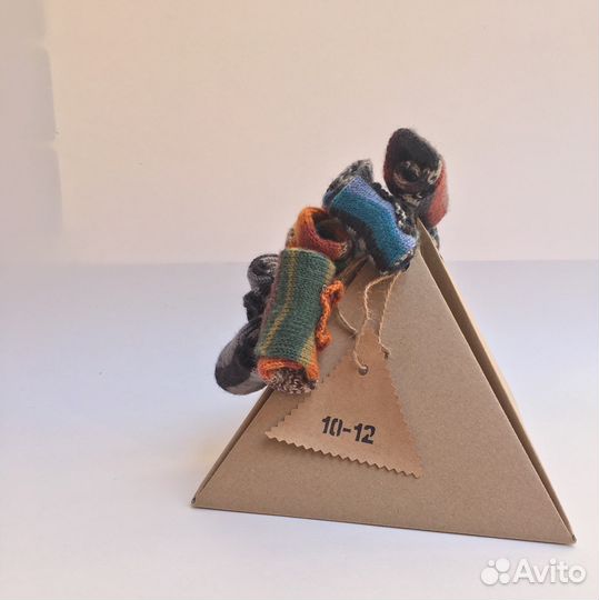 Шерстяные носки для детей вязаные