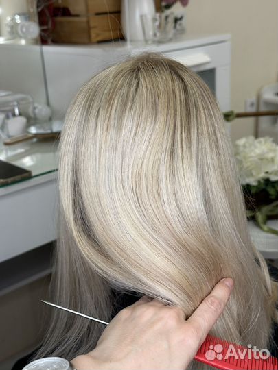 Окрашивание Аиртач, мелирование, блонд