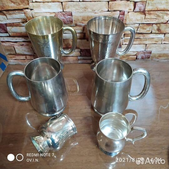 Посуда индия серебрение