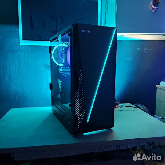 Игровой пк Intel 6 ядер/ 6 GB 1660 super/ 16 DDR4