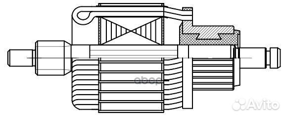 Ротор стартера SR0557 startvolt