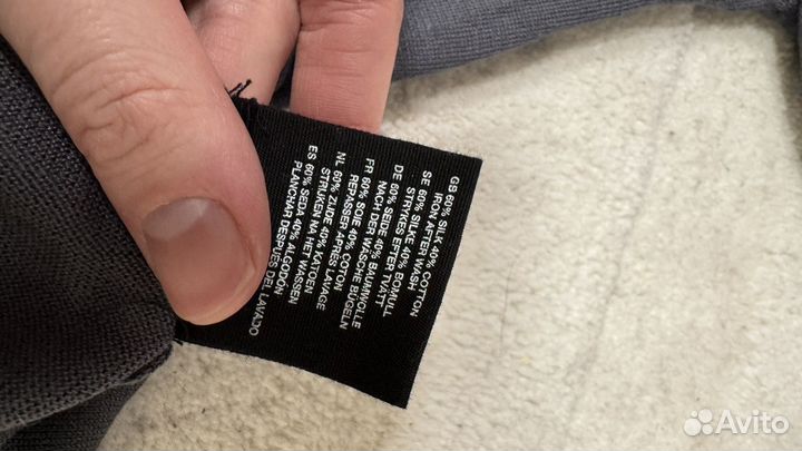 Джемпер cos с коротким рукавом шелк женский