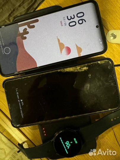 Беспроводная зарядка samsung 3 в 1