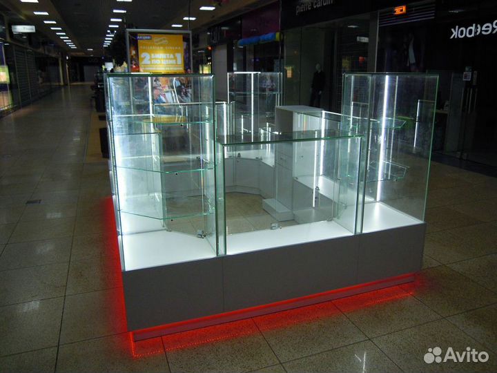 Торговый остров с подсветкой под ключ