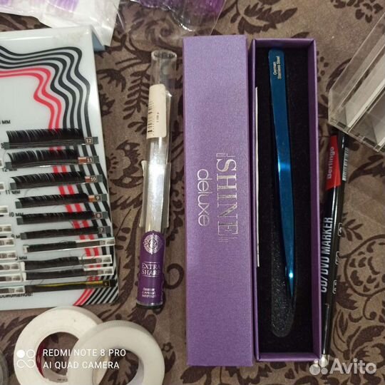 Ресницы, пинцеты для наращивания ресниц