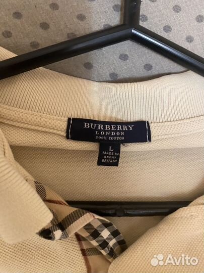 Поло burberry