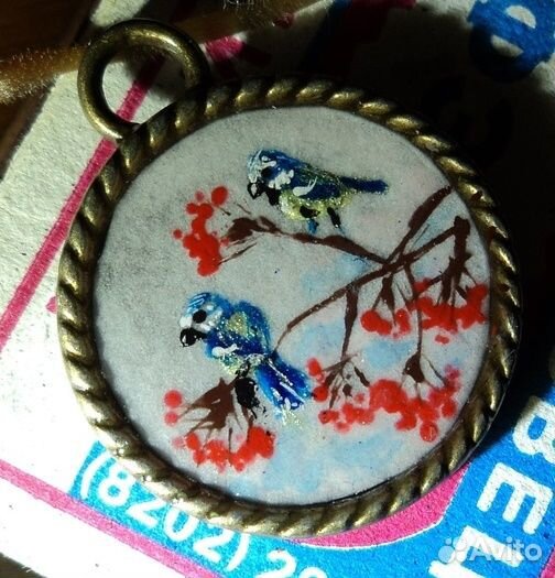 Украшение на шею. Подвеска. Ручной работы