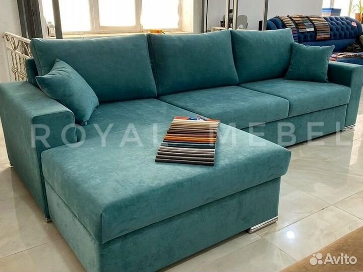 Большой угловой диван / диван кровать