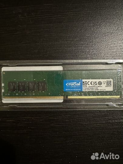 Оперативная память 32 гб Crucial (CT32G4DFD8266)