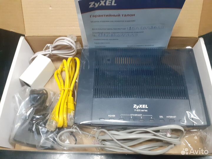 Роутер (zyxel P660HT3 EE)