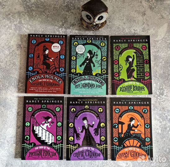 Enola Holmes Nancy Springer 6 books Netflix Puffin